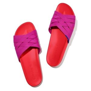 Rothy’s The Slide Sandal in Cherry